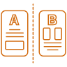 A/B testing image